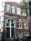 Jozef Israelsstraat 44 te Groningen, het kosthuis van Isaac Leeraar (1919),  inwonende bij de familie Moritz Gerson, tijdens zijn opleiding aan het Guyot Instituut.