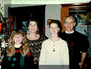 Alexandra Leeraar met echtgenoot  John Stanley Romlewski en kinderen